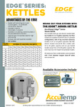 Accutemp Series Edge Kettles Infographic