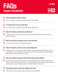 Copper Installation Infographic