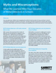 Myths and MisCons Myths and MisCons