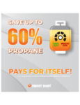 Sweet Heat 881TF3410R Propane Savings Infographic