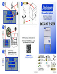 Installation Quick Guide for Jackson DishStar DELTA-HT-E-SEER Dishwasher