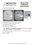 Instructions for Cardinal Detecto 8440 Pediatric Scale 