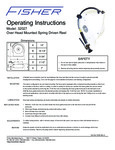 Instructions for Fisher 32027 Industrial Reel Ceiling Mounted Covered Hose Reel Instructions for Fisher 32027 Industrial Reel Ceiling Mounted Covered Hose Reel
