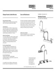 Instructions for Workboard Faucets Instructions for Workboard Faucets