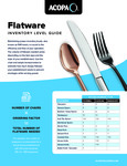 Inventory Level Guide - Flatware Inventory Level Guide - Flatware