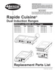 Hatco Rapide Cuisine Replacement Parts List Hatco Rapide Cuisine Replacement Parts List