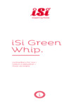 iSi Green Whip Manual iSi Green Whip Manual