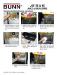 JDF-2S & 4S Cleaning Instructions JDF-2S & 4S Cleaning Instructions