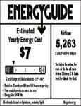 Downtown Outdoor ENERGY STAR® 60 inch energy guide