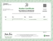Rich's Kosher Certificate Rich's Kosher Certificate