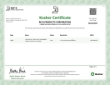 Rich's Kosher Certificate Rich's Kosher Certificate
