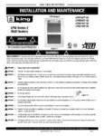 KIN260 LPW Series ComfortCraft Manual KIN260 LPW Series ComfortCraft Manual