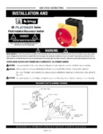 KIN260 Model-KB-Platinum-Disconnect-Switch Manual