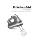 KitchenAid KHM31,KHM51,KHM61 Manual