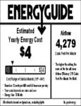 Aerodyne Indoor Smart Fan ENERGY STAR with LED Light 60 inch with Remote energy guide