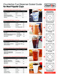 Kleantake Cup Dispenser Gasket Guide Kleantake Cup Dispenser Gasket Guide