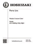 KM1340M_J Parts List