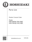 KMD-505 & KMD-705 Parts List KMD-505 & KMD-705 Parts List