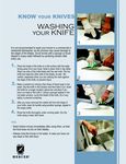 Knife Washing Guide Knife Washing Guide