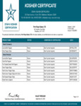 Kosher Certification-10710329 Kosher Certification-10710329
