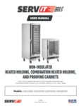 Servit Uninsulated Cabinets Manual Servit Uninsulated Cabinets Manual