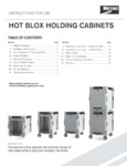 L01-683_HOT BLOX HOLDING CABINETS_INSTRUCTIONS FOR USE (2) L01-683_HOT BLOX HOLDING CABINETS_INSTRUCTIONS FOR USE (2)