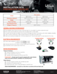 LaGiusta Installation Checklist LaGiusta Installation Checklist