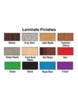 Lakeside Laminate Finish Options
