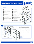 Lavex 257RD2224SS Assembly Instructions