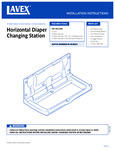 Lavex Baby Changing Station Assembly Instructions 475BCS100GY_475BCS100CRM_475BCS100BLK Lavex Baby Changing Station Assembly Instructions 475BCS100GY_475BCS100CRM_475BCS100BLK
