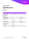 Lavex Versahub Light/Buzzer Key Lavex Versahub Light/Buzzer Key