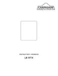 Carpigiani LB RTX Manual Carpigiani LB RTX Manual