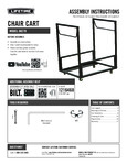 Lifetime 80279 Black Folding Chair Cart