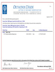 Kosher Certification Letter