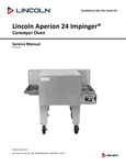 Lincoln Aperion 2424 Impinger Conveyor Oven Service Manual Lincoln Aperion 2424 Impinger Conveyor Oven Service Manual