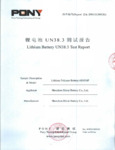 Lithium Battery UN38.3 Test Summary