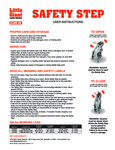 Little Giant Safety Step Manual Little Giant Safety Step Manual