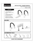 Elkay lk2500 Faucet Installation Instructions