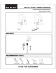 Elkay lkav3032 Faucet Installation Instructions