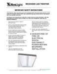 Low-Profile-Recessed-Troffer LPR XtraLight Installation Instructions Low-Profile-Recessed-Troffer LPR XtraLight Installation Instructions