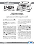 LP-1000 QR PLU Programming LP-1000 QR PLU Programming
