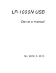 LP-1000N_-_USB_Owners_Manual LP-1000N_-_USB_Owners_Manual