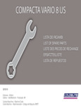 CATTABRIGA Compacta Vario 8 Classic Parts Manual CATTABRIGA Compacta Vario 8 Classic Parts Manual