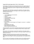 LRS Programming Instructions