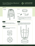 LT&S Swivel Backless Barstool Assembly Instructions