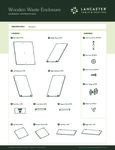 LT&S Wooden Waste Enclosure Assembly Instructions