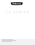 LX200_LX210_LX220 Fellowes Powershred Shredders Manual LX200_LX210_LX220 Fellowes Powershred Shredders Manual