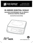 San Jamar Escali M-Series Scale Manual