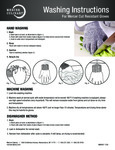 Mercer Culinary Glove Washing Instructions