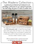 Cal-Mil Madera Care Instructions